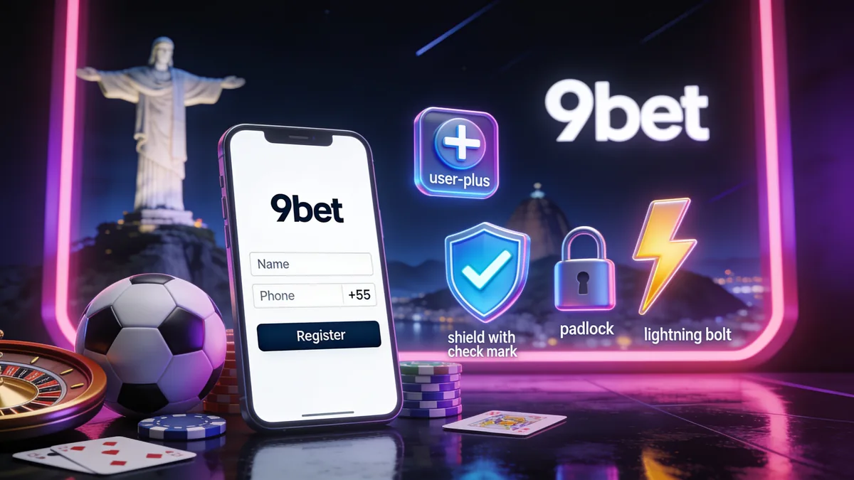 9bet no Brasil — Como se cadastrar na 9bet?